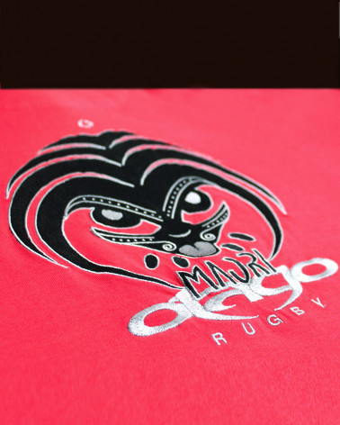 Dos du polo Lang Otago rouge pour homme