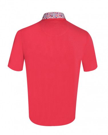 Dos du polo 24 Eckflor Otago corail pour homme