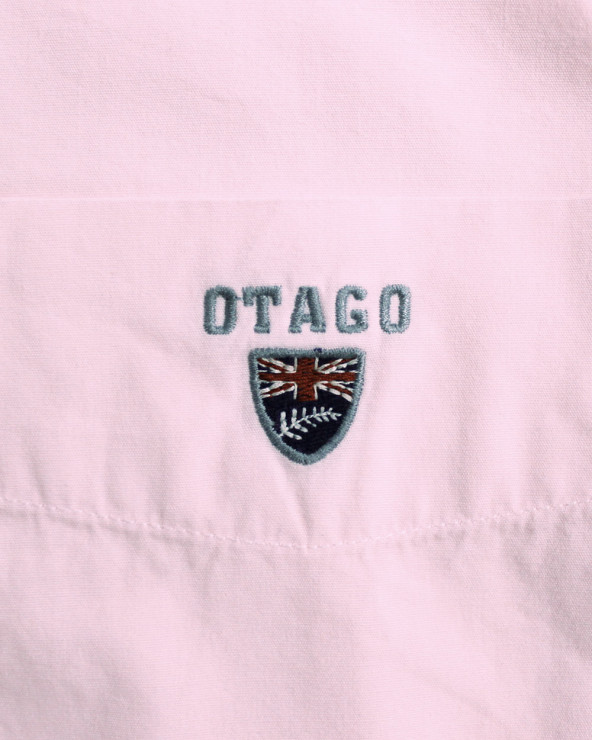 Broderie côté coeur de la chemise Buenos aires Otago pink jj pour homme