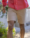 Bermuda Rillus Otago rugby beige pour homme