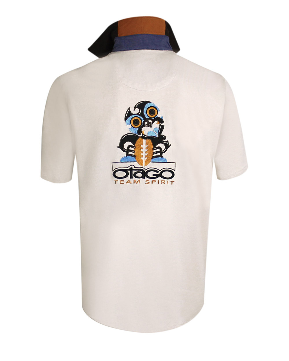 Polo HAAST manches courtes Otago rugby écru pour homme