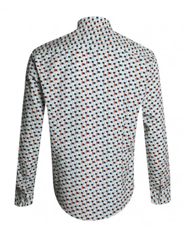 Dos de la chemise 259 Otago multicolore pour homme