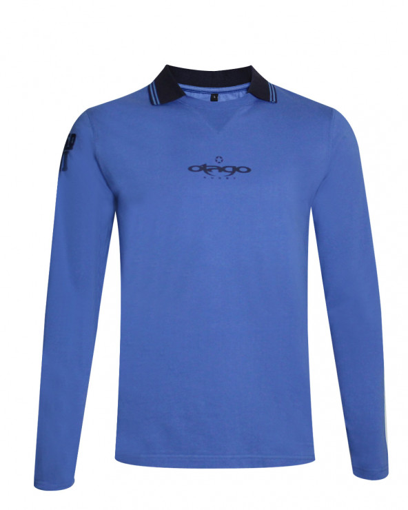 Tee-shirt WALTER Otago bleu lavande manches longues pour homme