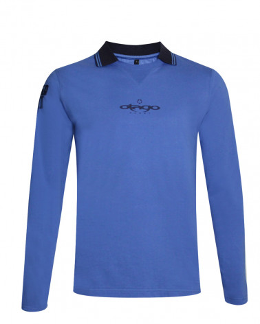 Tee-shirt WALTER Otago bleu lavande manches longues pour homme