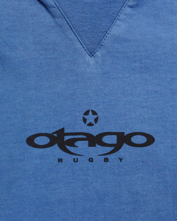 Sérigraphie devant du tee-shirt Walter Otago bleu lavande manches longues pour homme