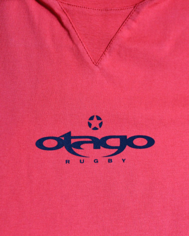 Sérigraphie devant du tee-shirt Walter Otago framboise manches longues