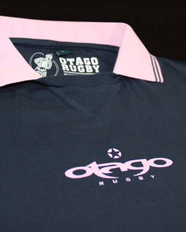 Sérigraphie devant du tee-shirt Tchack Otago marine manches longues pour homme