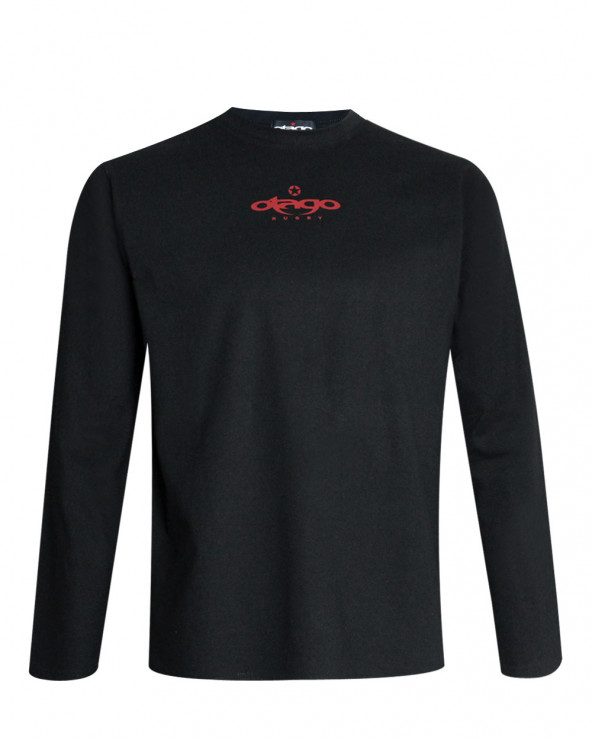 Tee-shirt Tiria Otago manches longues noir pour homme