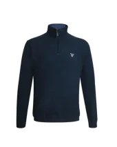 24SW7 SWEAT COL ZIP OTAGO BLEU MARINE