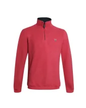 24SW7 SWEAT COL ZIP OTAGO CORAIL