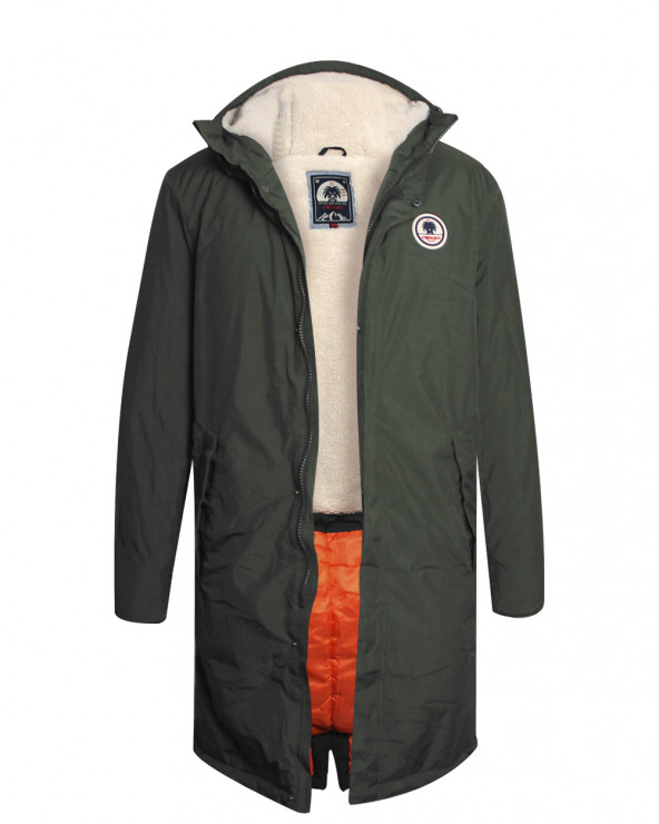 Doudoune Limbo Otago avec capuche Kaki pour homme