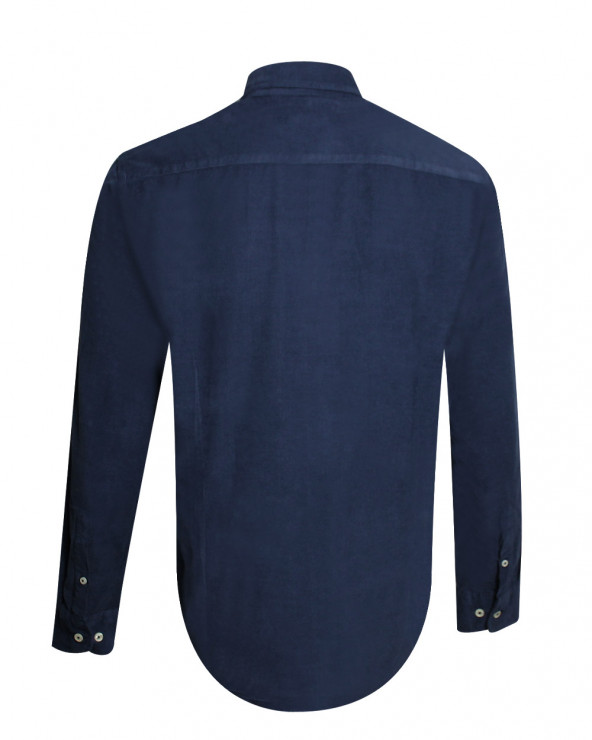 Dos de la chemise Velours Otago navy blue pour homme