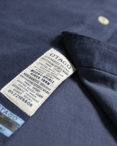 Génuine cousu en bas de la chemise Velours Otago navy blue pour homme