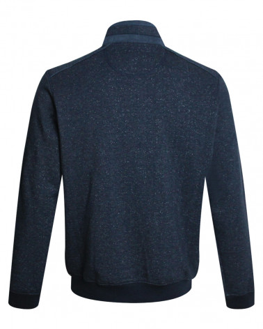 Dos du sweat 24SW3 zip Otago bleu marine pour homme