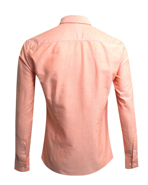 Dos de la chemise Artax Otago orange pour homme