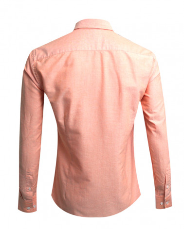 Dos de la chemise Artax Otago orange pour homme