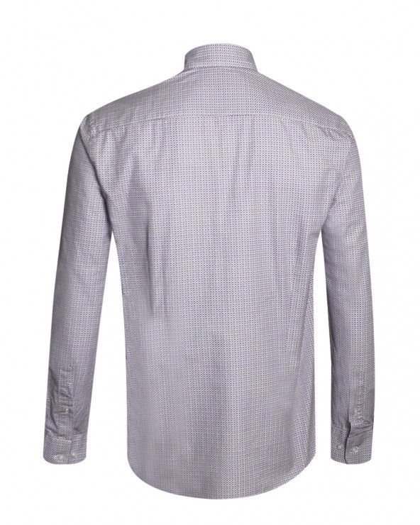 Dos de la chemise 201 Otago bleu marine pour homme