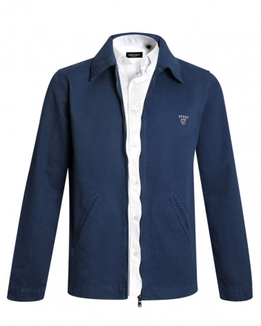 Blouson Brookly en Toile Otago Rugby indigo marine pour Homme