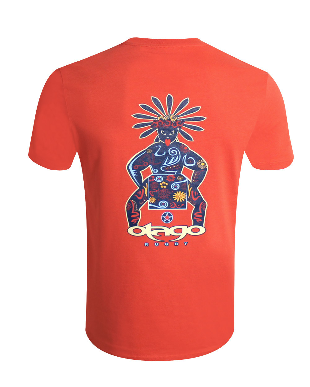 Tee-shirt Paciwar Otago rugby orange paprika pour homme
