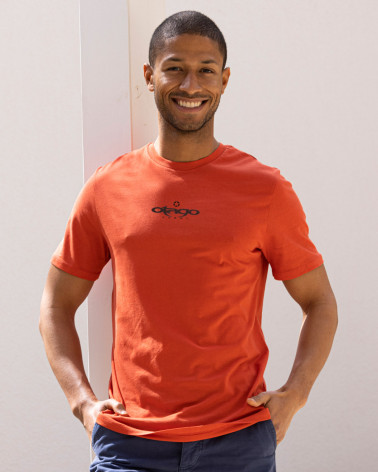 Tee shirt Paddle Otago paprika pour homme