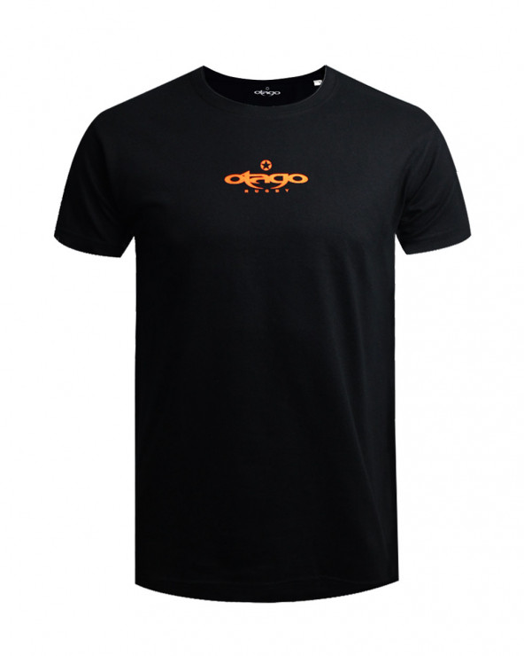 Sérigraphie sur le devant du tee-shirt Tatoo Otago noir pour homme