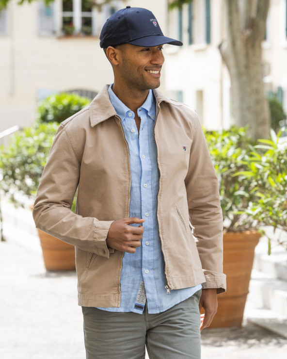 Blouson Brookly en Toile Otago Rugby beige pour Homme