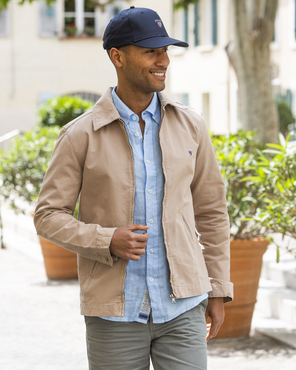 Blouson Brookly en Toile Otago Rugby beige pour Homme