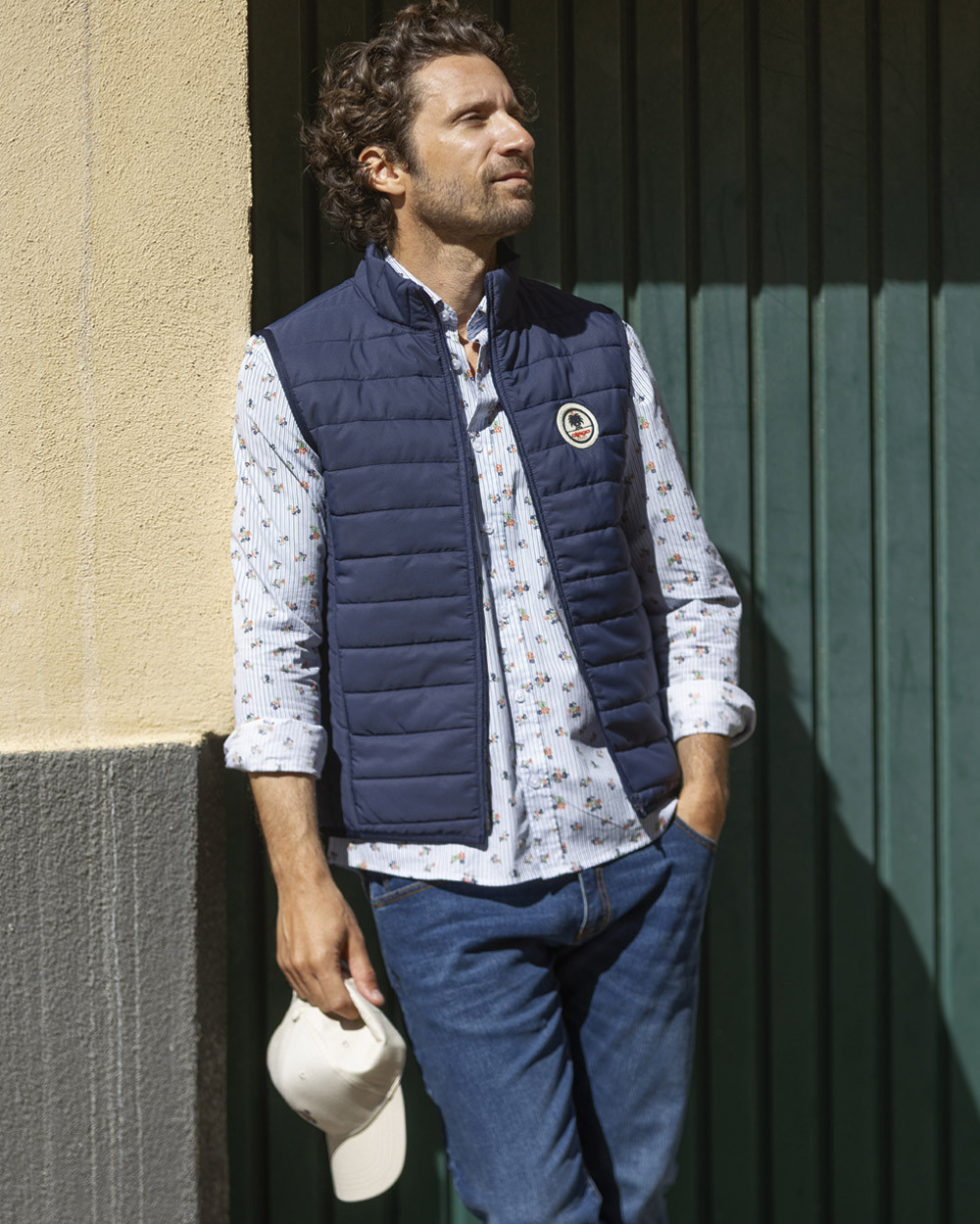 Doudoune sans manche TIKIJET bleu marine pour Homme