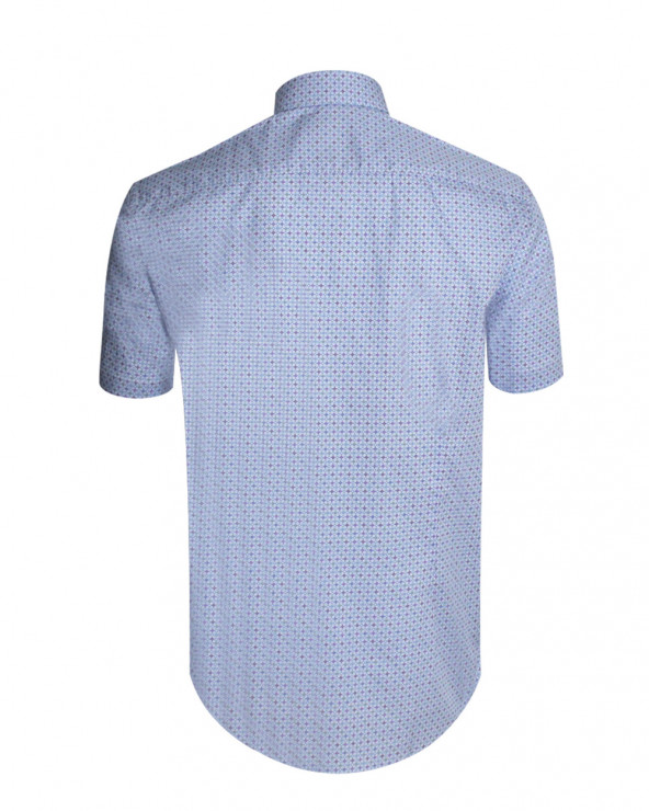 Dos de la chemise 110 Otago bleu ciel pour homme