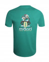 Tee-shirt Haast Otago rugby green gemstone coton Bio pour homme