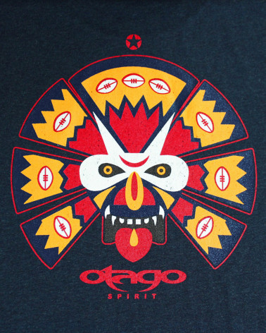 sérigraphie Lionmask Otago rugby au dos
