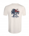 dos du Tee shirt Tikland Otago rugby raw natural pour homme