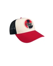 25 CASQUETTE SILCAP OTAGO ECRU ROUGE MARINE TU ECRU ROUGE MARINE