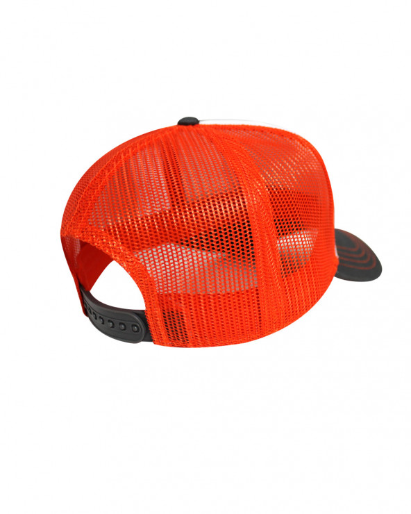 Casquette Beachcap Otago rugby écru gris et orange de dos