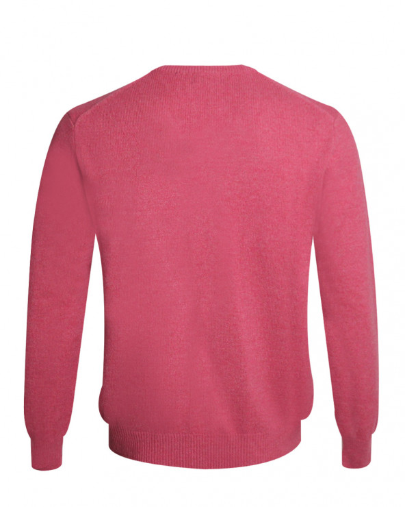 dos du Pull Buenos Aires col V Otago rugby rose marsala pour homme