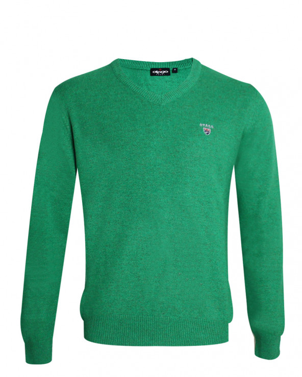 Pull Buenos Aires col V Otago rugby vert pour homme