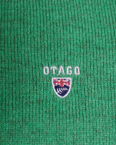 broderie du Pull Buenos Aires col V Otago rugby vert pour homme