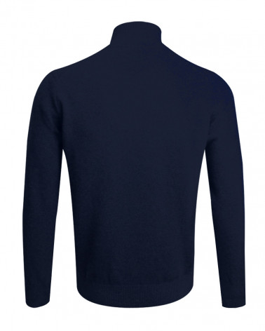 dos du Pull Buenos Aires col zip Otago bleu marine pour homme