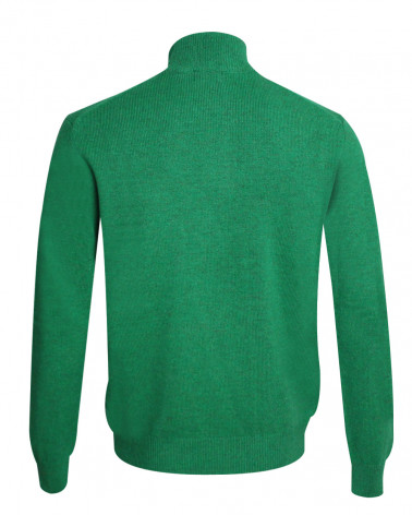dos du Pull Buenos Aires col zip Otago vert pour homme