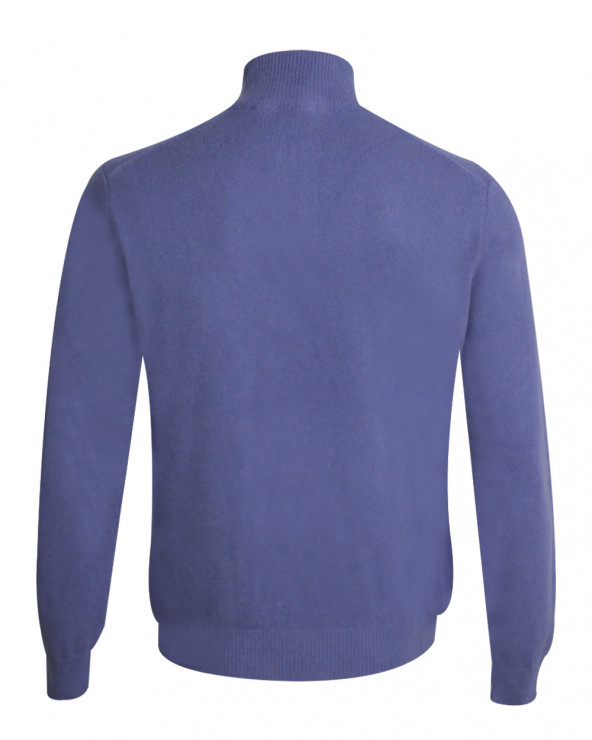 dos du Pull Buenos Aires col zip Otago parme pour homme
