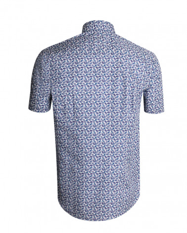 Dos de la chemise 116 Otago bleu pour homme