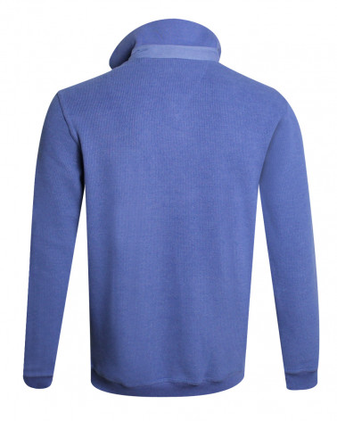 dos du Polo manches longues pour homme 25POML1 Otago rugby bleu lavande