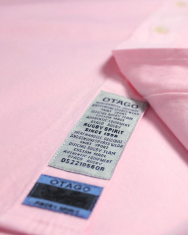 patte de la Chemise manches longues homme Thomas Otago pink jj