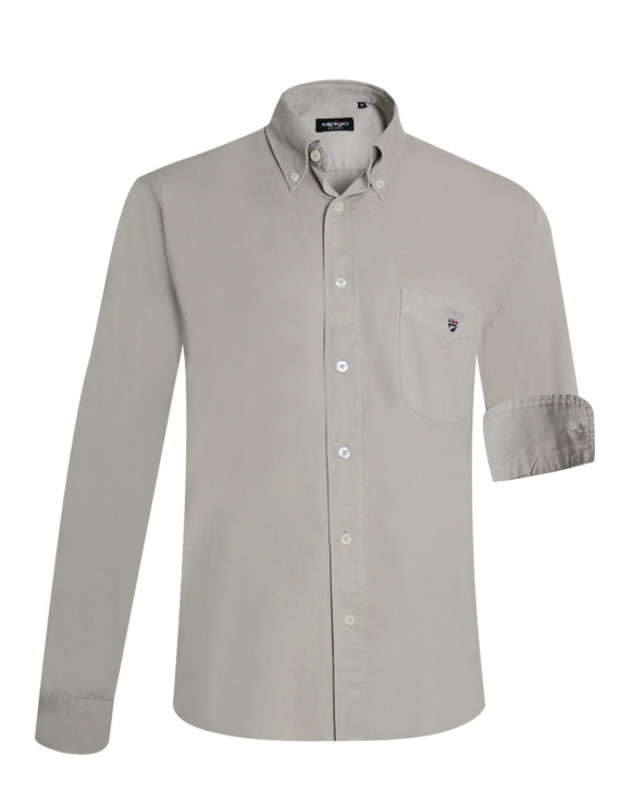 Chemise manches longues homme Thomas Otago desert