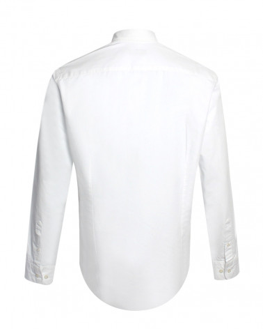 dos de la Chemise manches longues homme Thomas Otago blanche