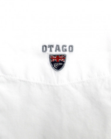 broderie Chemise manches longues homme Thomas Otago blanche