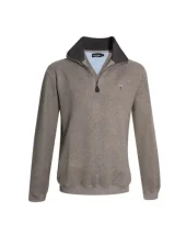 24SW7 SWEAT COL ZIP OTAGO BEIGE 24SW7 SWEAT COL ZIP OTAGO BEIGE