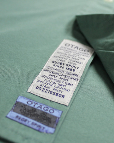 patte de la Chemise manches longues homme Thomas Otago jade