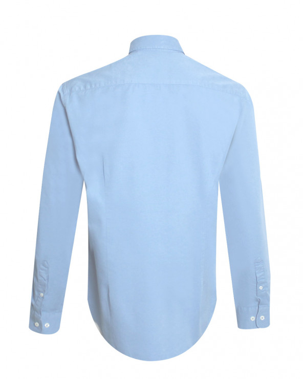 dos de la Chemise manches longues homme Thomas Otago ciel Gorona