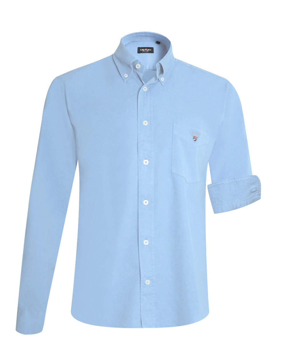 Chemise manches longues homme Thomas Otago ciel Gorona